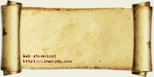 Nina Stamenčić vizit kartica